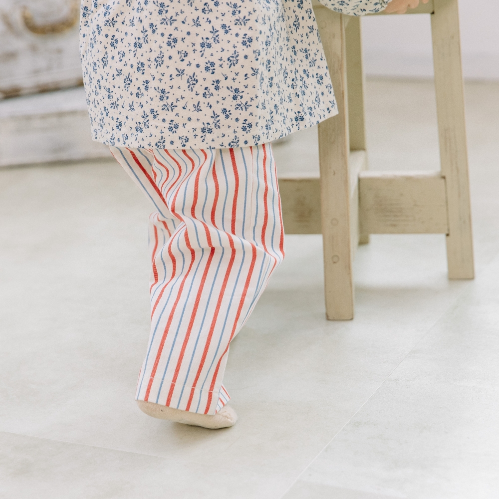 【FirstCloset×mioさん】ロングパンツ オフホワイト×90cm 【FirstCloset×mioさん】ロングパンツ オフホワイト×90cm