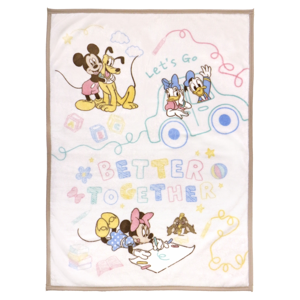 プレミアムお昼寝毛布 ミッキー アイボリー 85×115cm プレミアムお昼寝毛布 ミッキー アイボリー 85×115cm