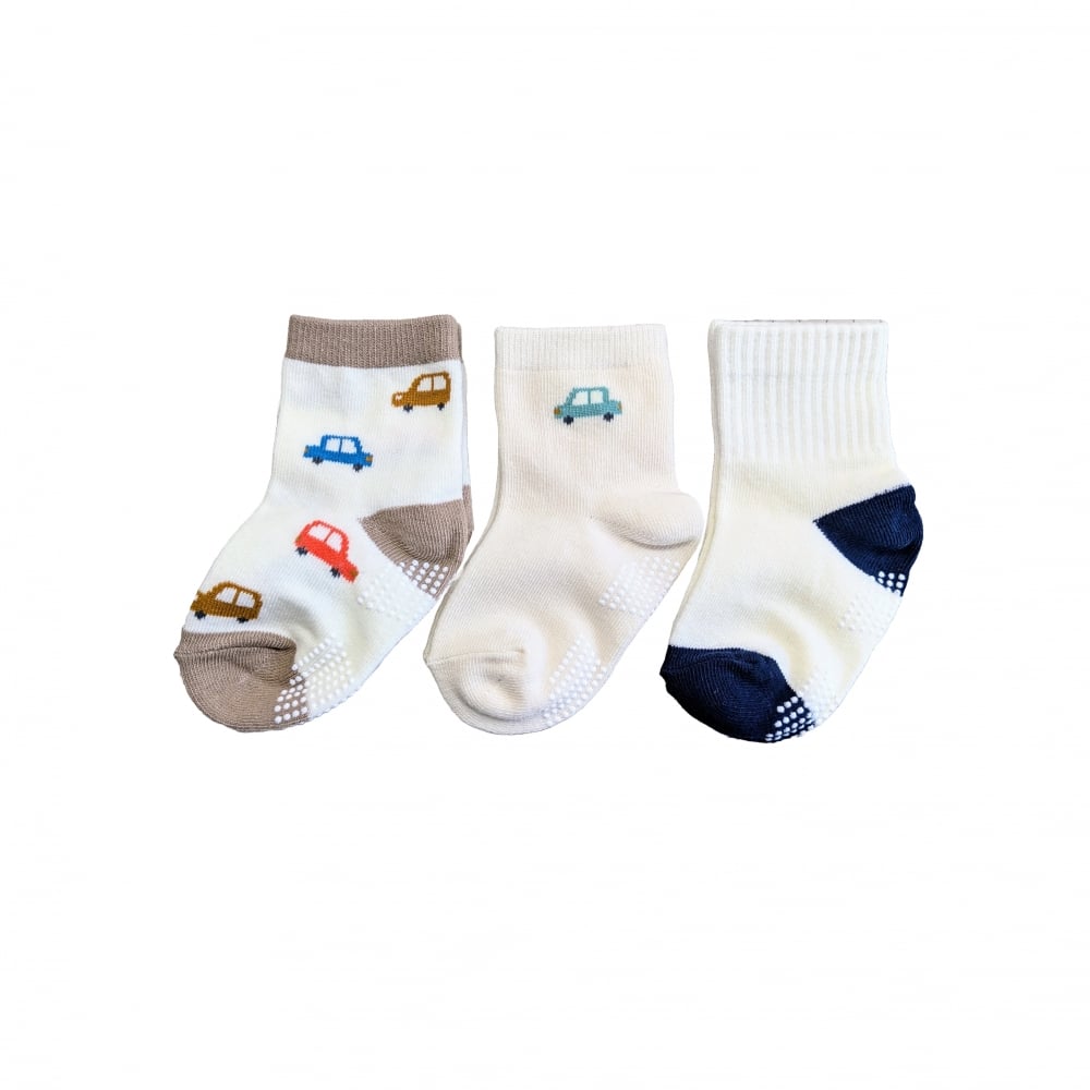3Pクルーソックス クルマ ベビーザらス限定