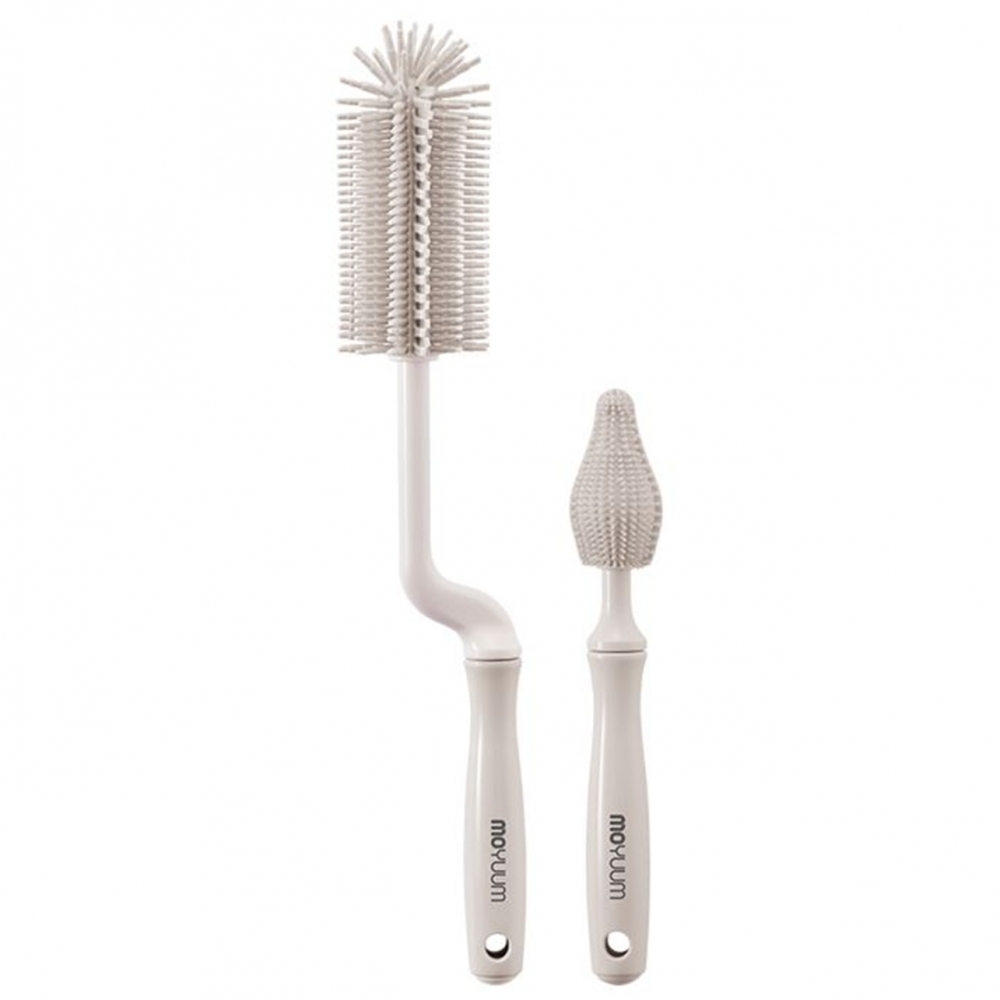 MOYUUM モユム シリコン哺乳瓶ブラシ 2種セット
