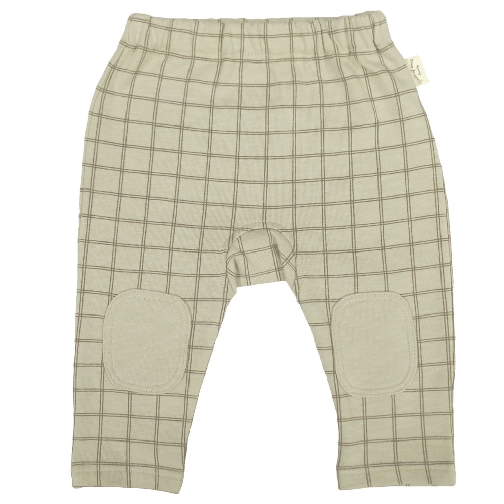 【ブラックフライデー】モンキーパンツ インレイ チェック ベージュ×90cm