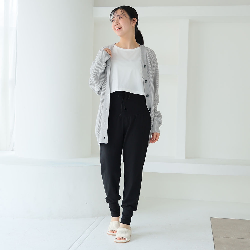 【ブラックフライデー】温活らくちんパンツ ブラック×M-L