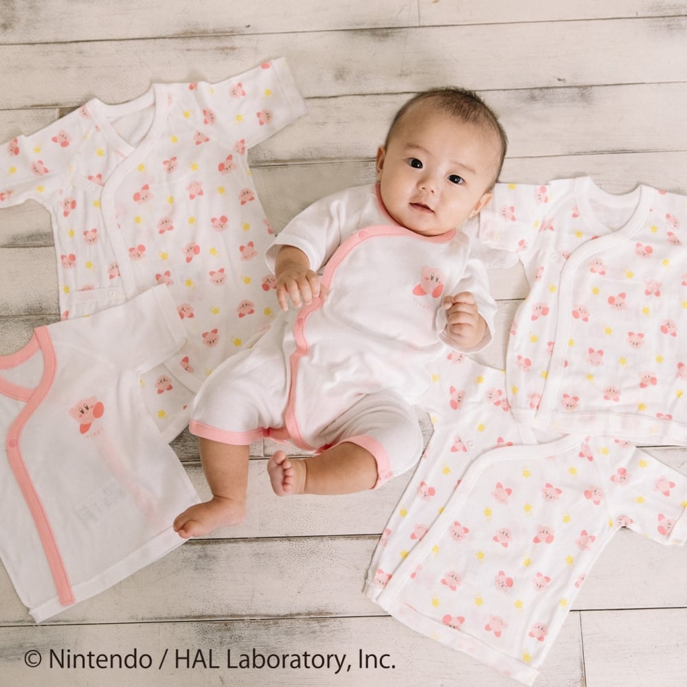 星のカービィ 新生児肌着5点セット ベビーザらス限定 星のカービィ 新生児肌着5点セット ベビーザらス限定