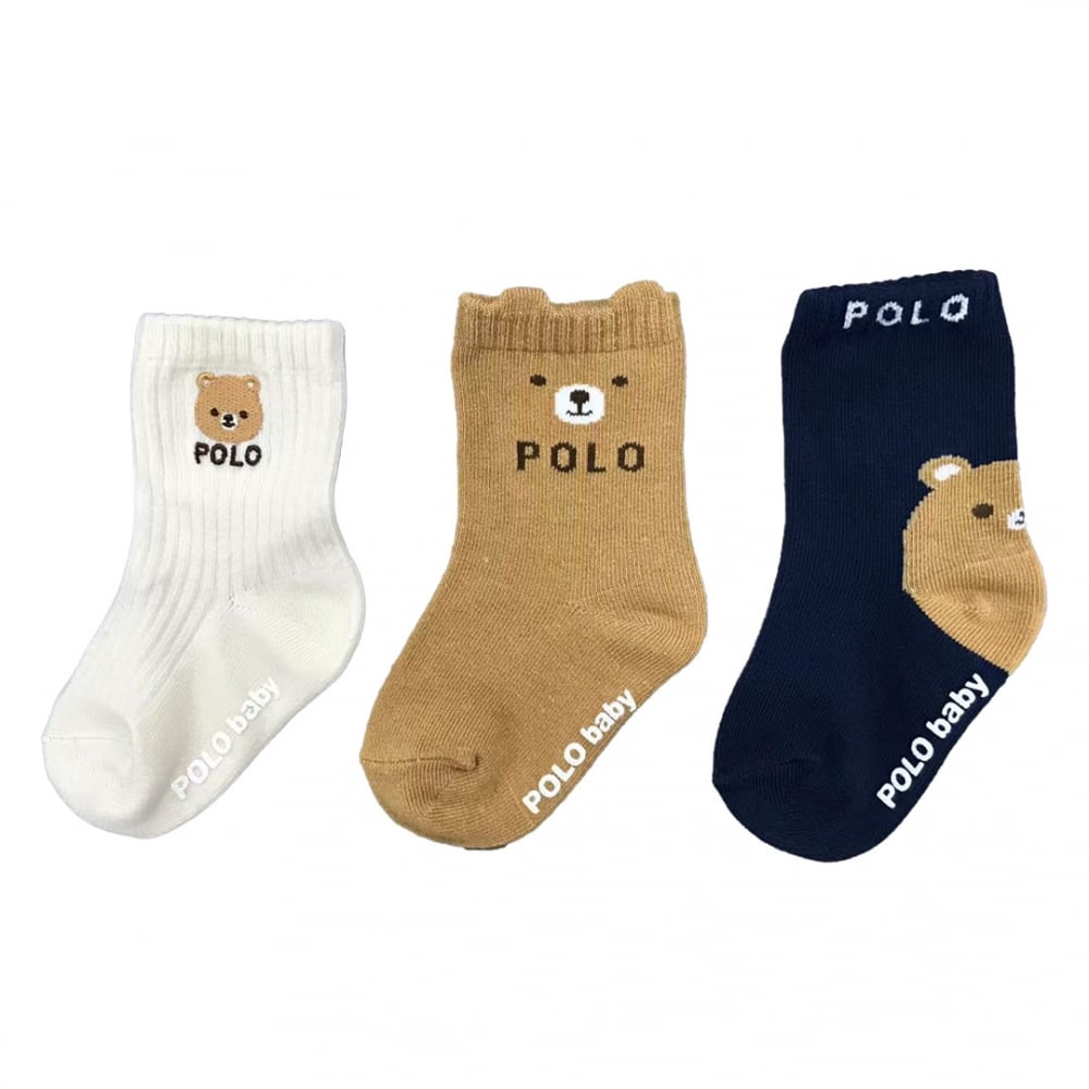 POLO BCS 3Pソックスクマクルー ベビーザらス限定