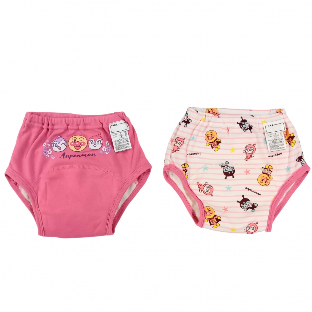 ANPANMAN アンパンマン トレーニングパンツ 3層 2枚組 ピンク×95cm ANPANMAN アンパンマン トレーニングパンツ 3層 2枚組 ピンク×95cm
