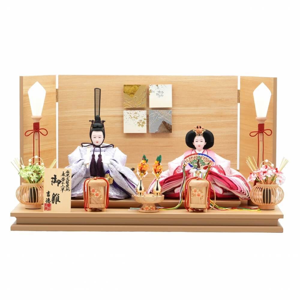 【雛人形】親王飾り「金彩レリーフ木目調」(605812)ひな人形 ひな祭り お雛様 おしゃれ モダン 木目 コードレスLED【メーカー直送】 【雛人形】親王飾り「金彩レリーフ木目調」(605812)ひな人形 ひな祭り お雛様 おしゃれ モダン 木目 コードレスLED【メーカー直送】