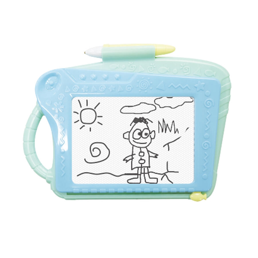 プレイポップ 白黒おえかきボード トラベルサイズ ブルー＆グリーン トイザらス限定 3歳 4歳 5歳