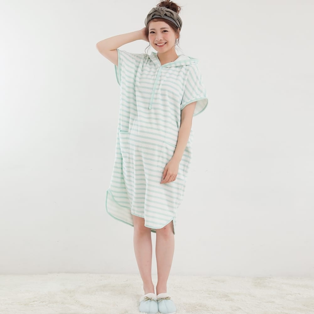 バスローブポンチョ(グリーン)(グリーン×M-L) バスローブポンチョ(グリーン)(グリーン×M-L)