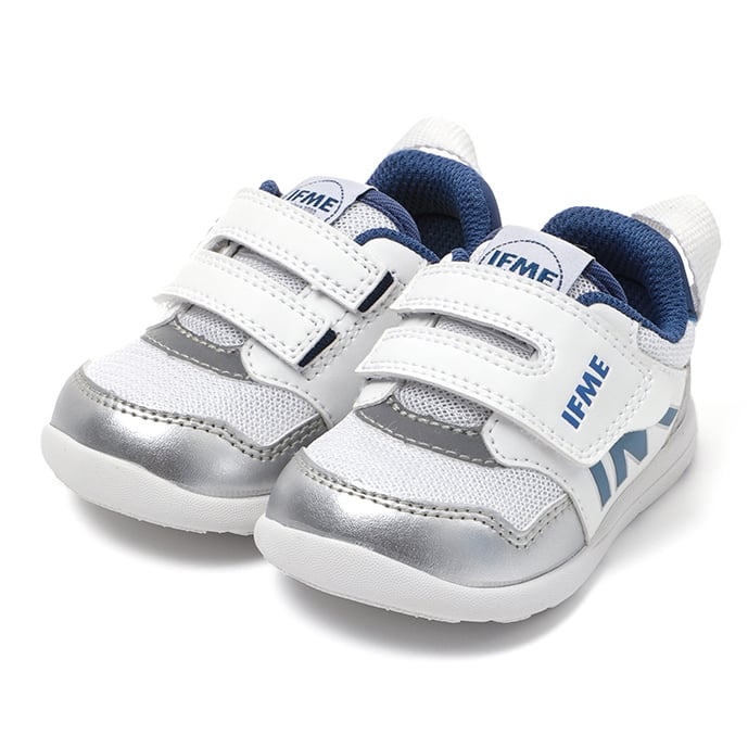 イフミーワンベルトベビーシューズ 205802 ホワイト×12.0cm