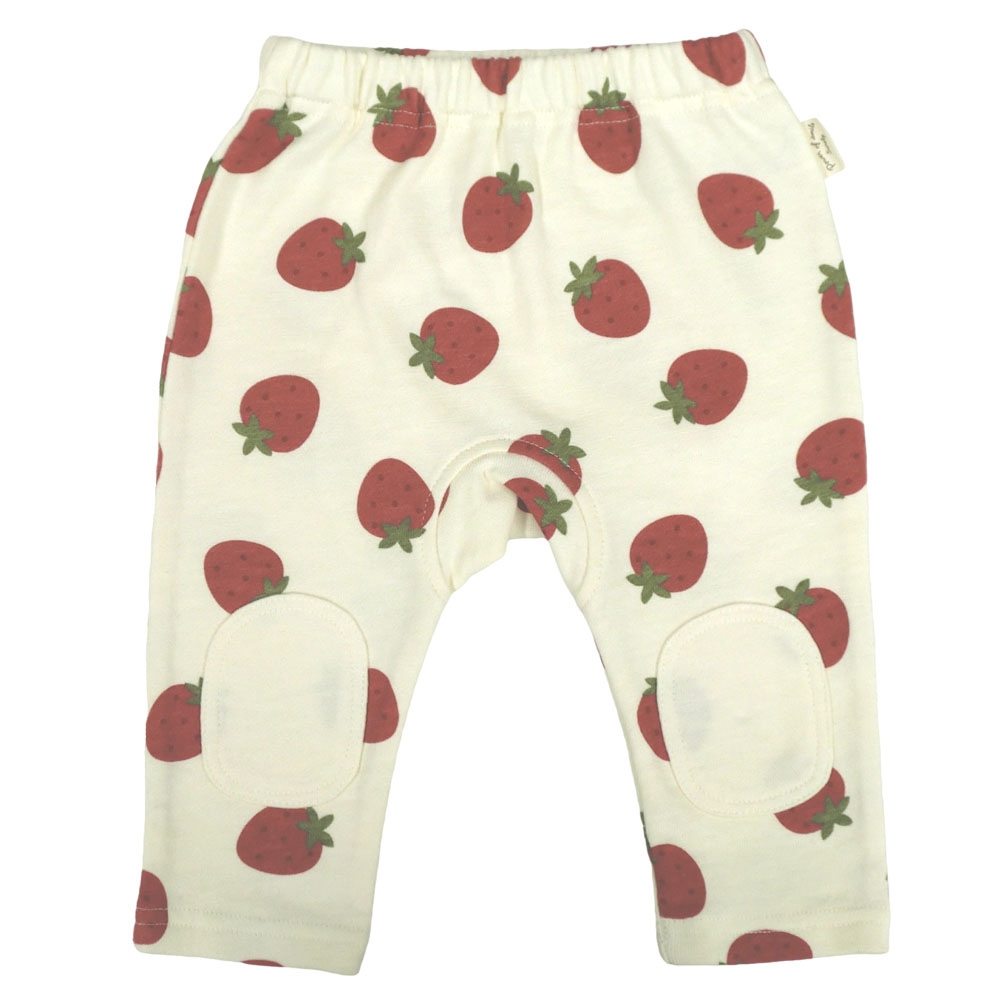 【ブラックフライデー】モンキーパンツ インレイ イチゴ シロ×70cm