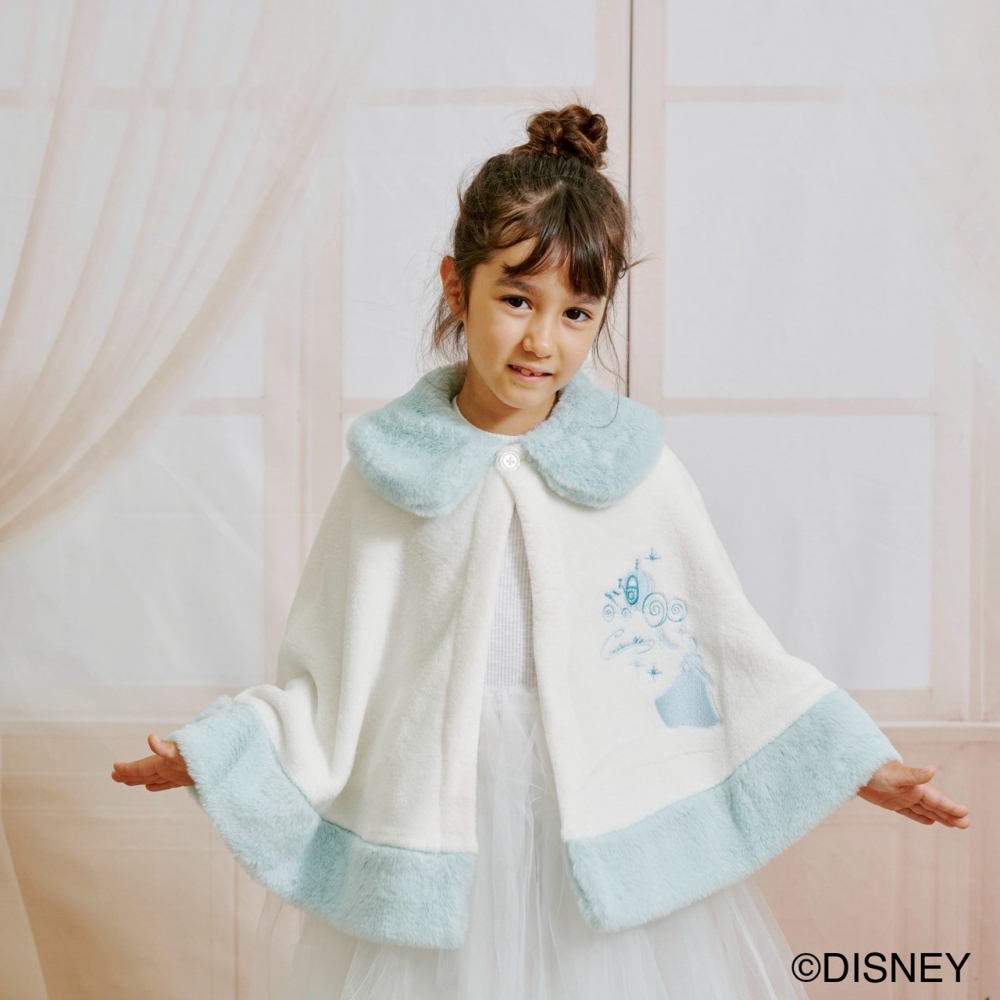 【Sophitica × tsumashi1118さん】Disney ボアポンチョ シンデレラ オフホワイト Mサイズ
