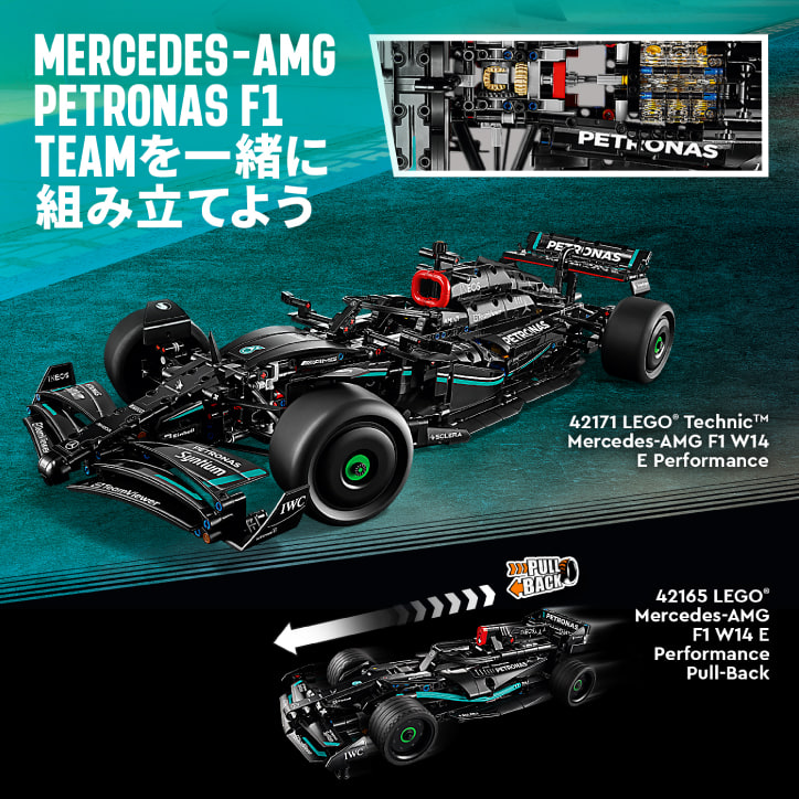 MERCEDES-AMG PETRONAS F1 TEAMを一緒に組み立てよう